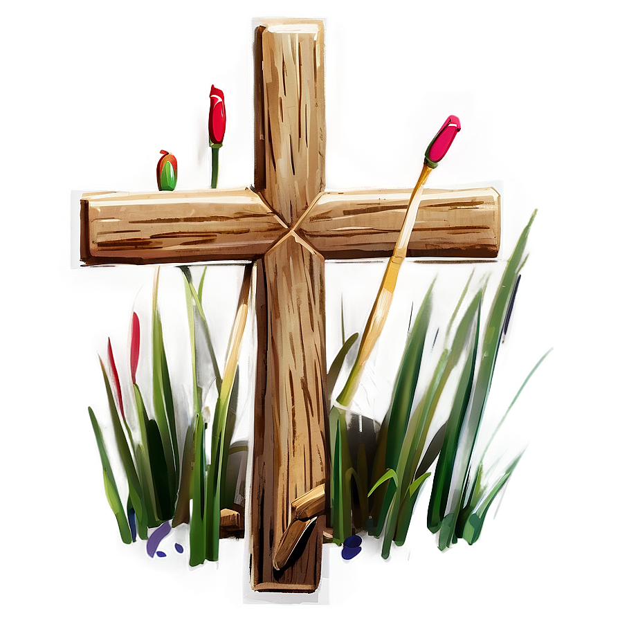 Wooden Cross Memorial Png Aab16