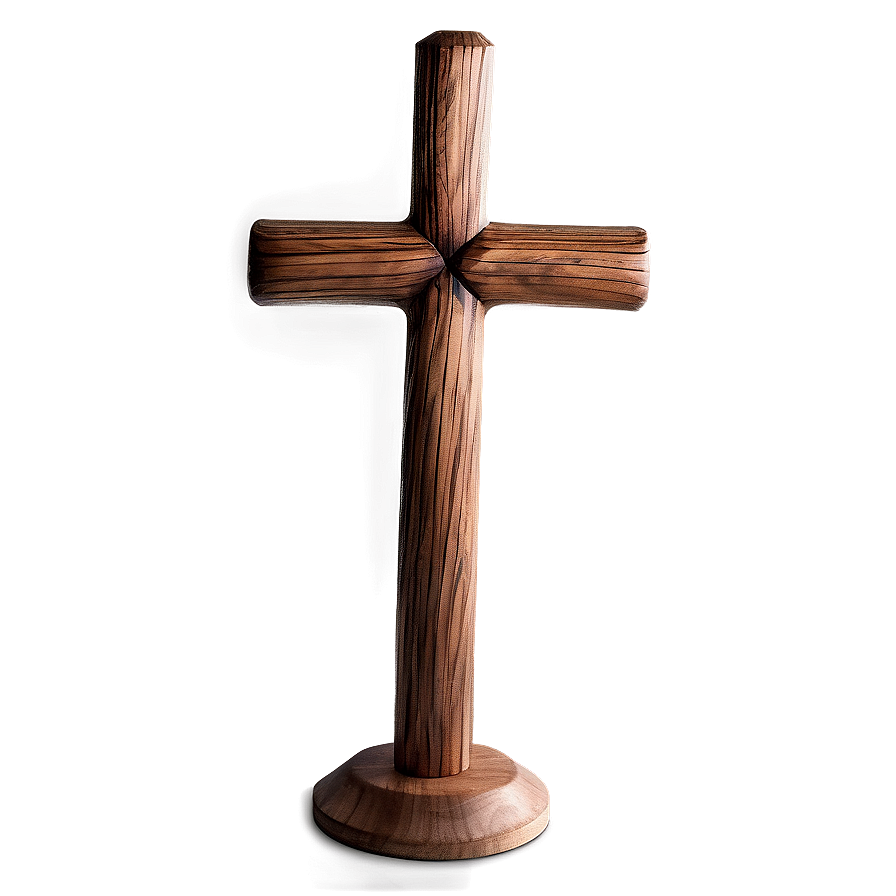 Wooden Cross On Stand Png Kyw