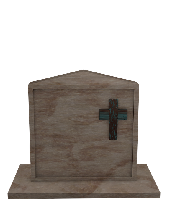 Wooden Cross Tombstone Design