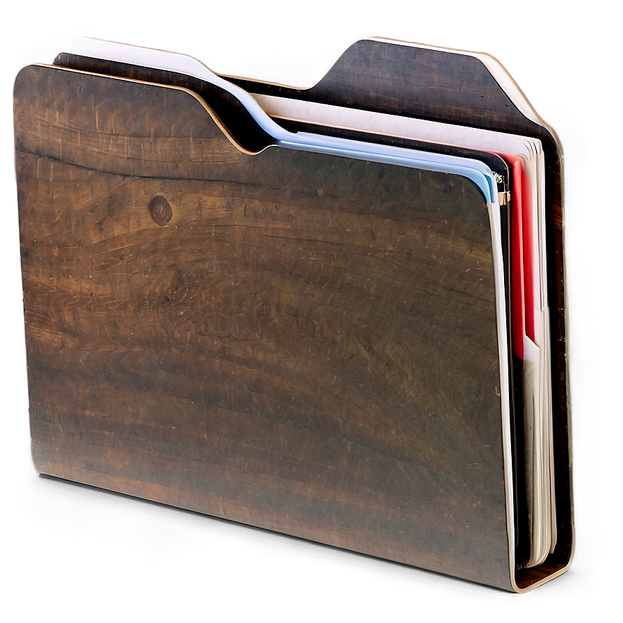 Wooden File Folder Png Acb