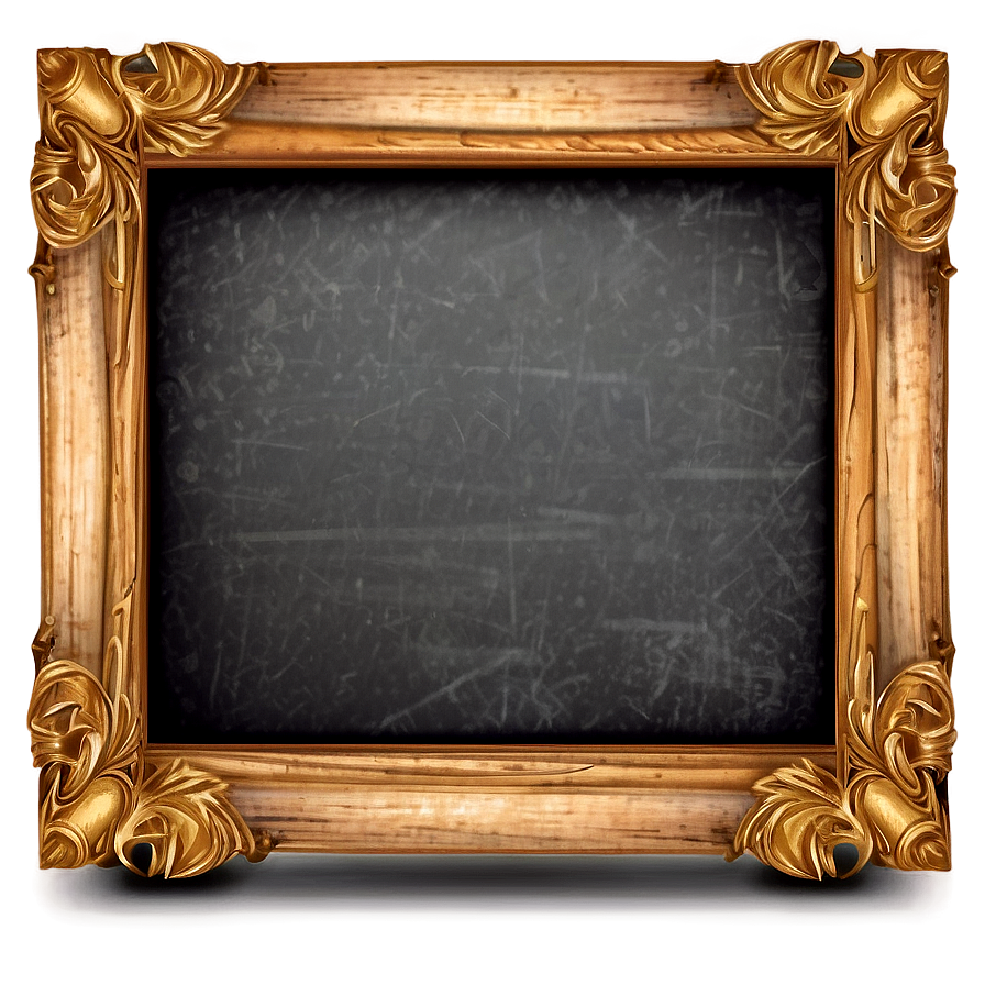 Wooden Frame Chalkboard Png Psv14