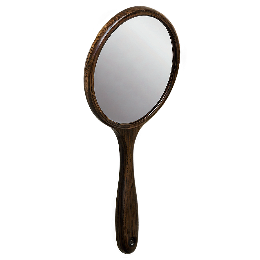 Wooden Hand Mirror Png 41