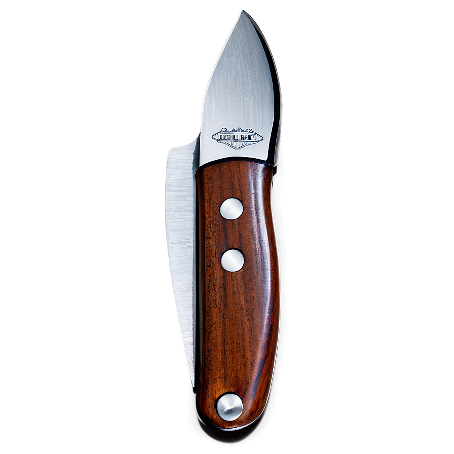 Wooden Handle Pocket Knife Png Fmj51