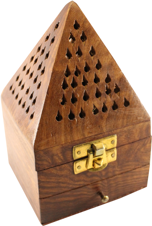 Wooden Incense Burner Box