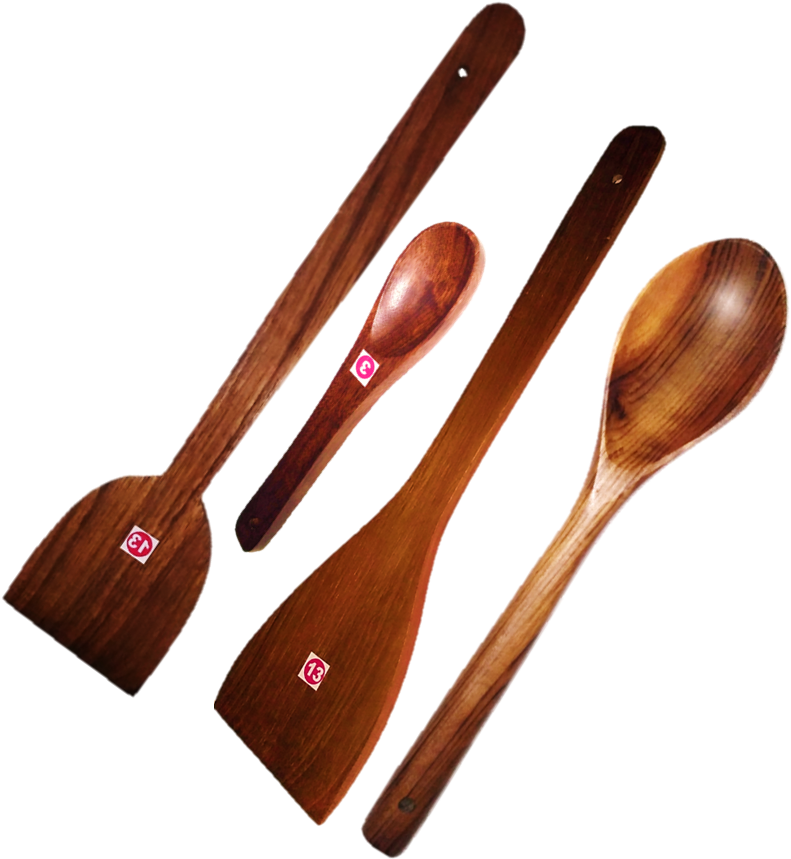 Wooden Kitchen Utensils Set