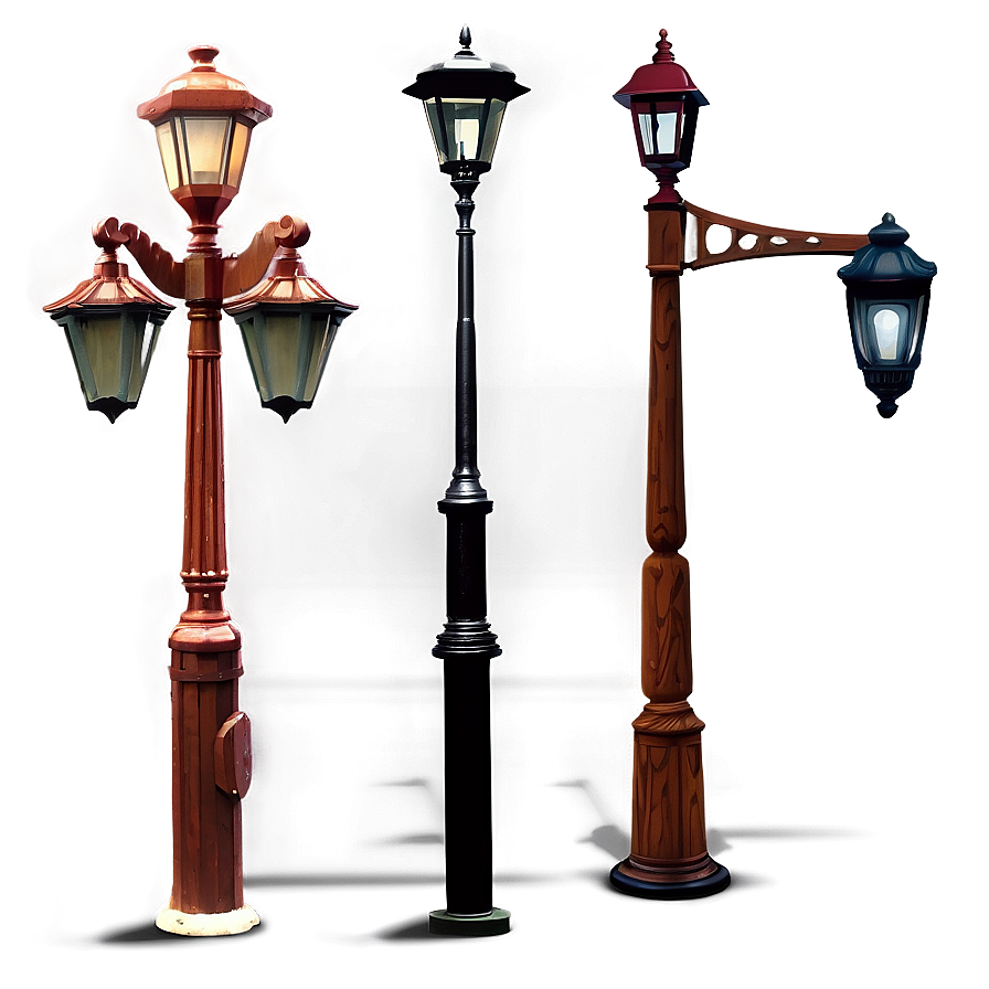 Wooden Light Pole Png 10