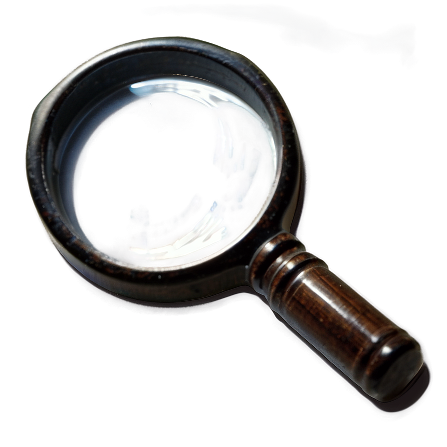 Wooden Magnifying Glass Png 05042024