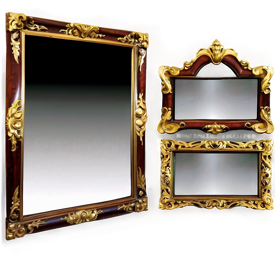 Wooden Mirror Frame Png 10