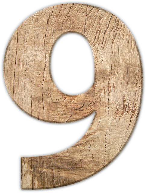 Wooden Number9 Texture