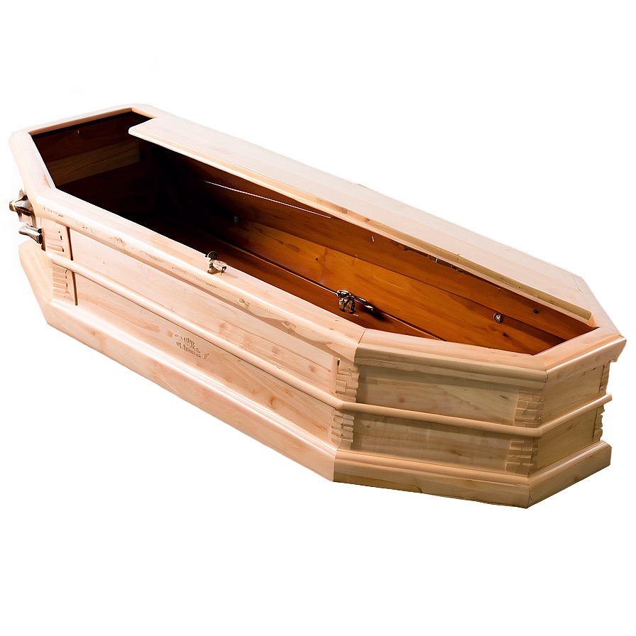 Wooden Open Coffin Png 5