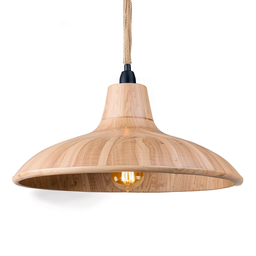 Wooden Pendant Light Png 06262024