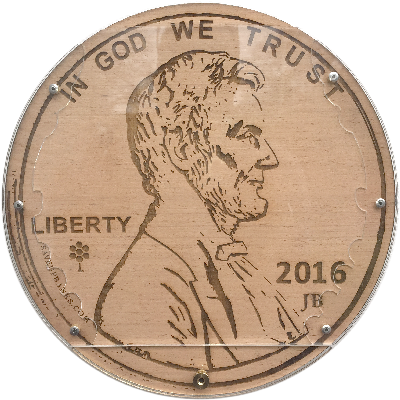 Wooden Penny Art2016