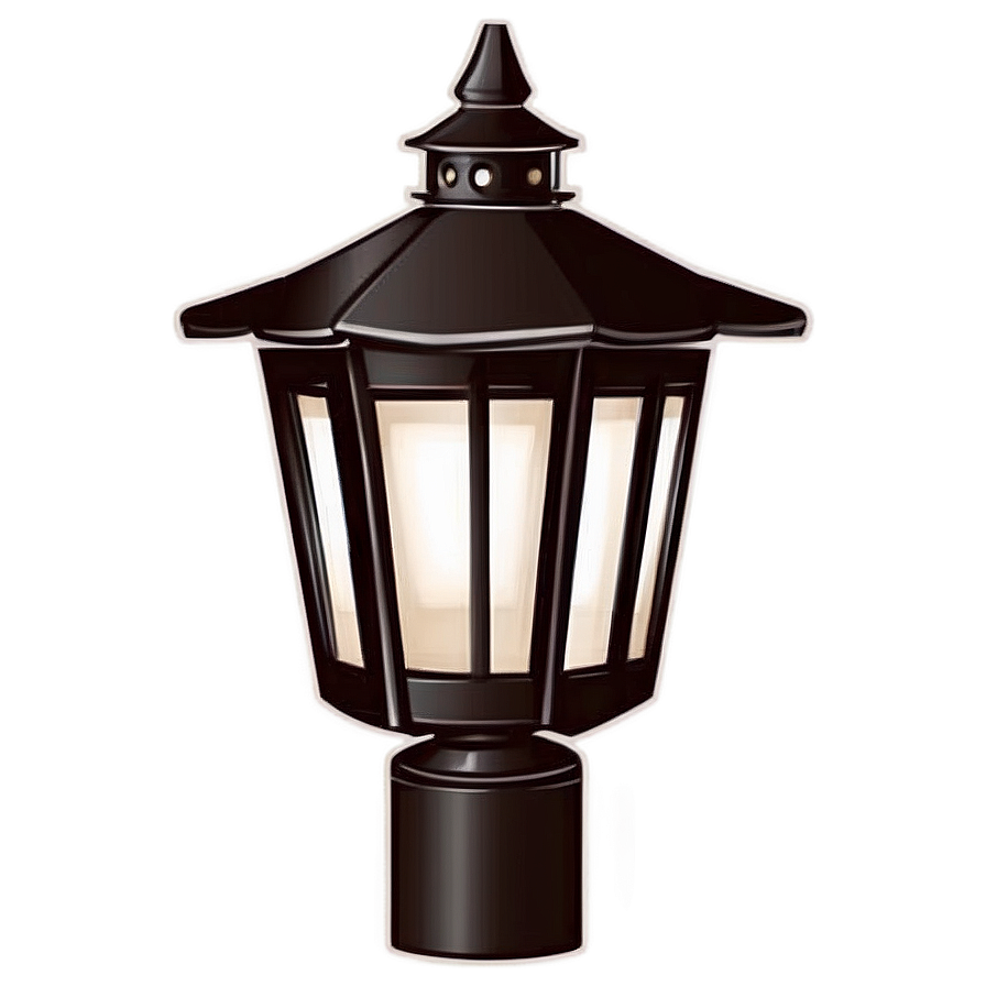 Wooden Post With Lantern Png Ktd75