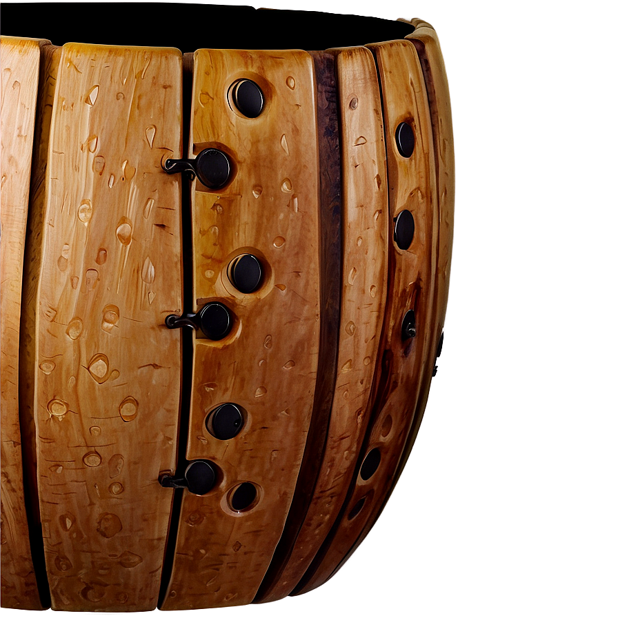 Wooden Pot Png Lef