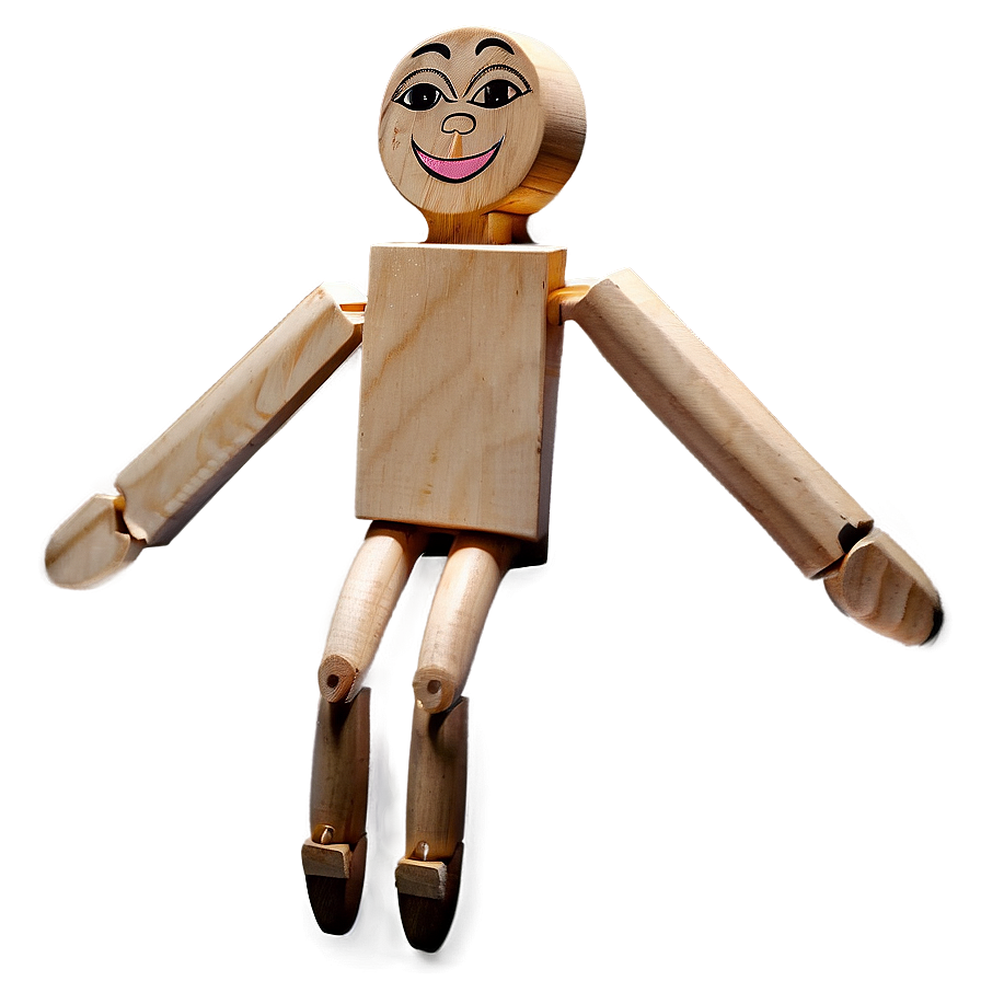 Wooden Puppet Doll Png 06112024