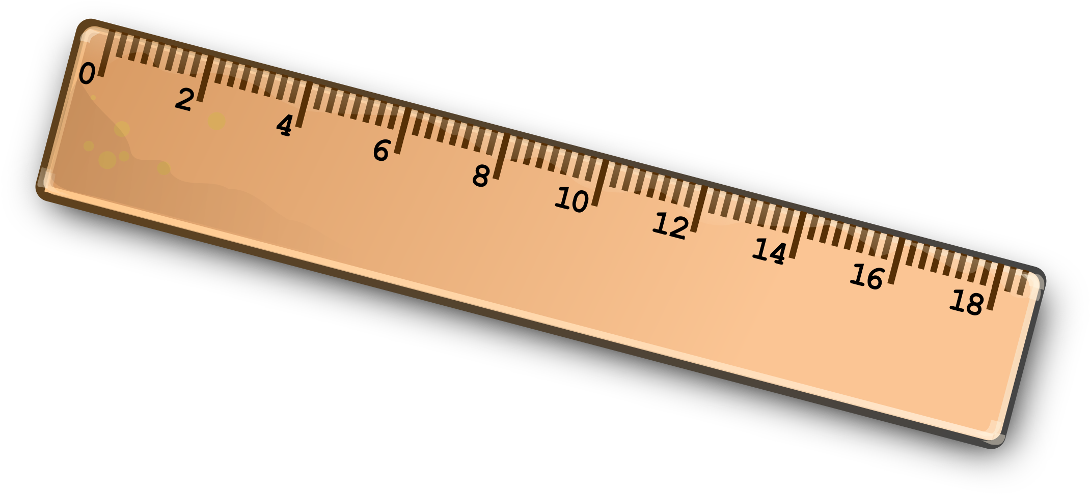 Wooden Ruler Clipart