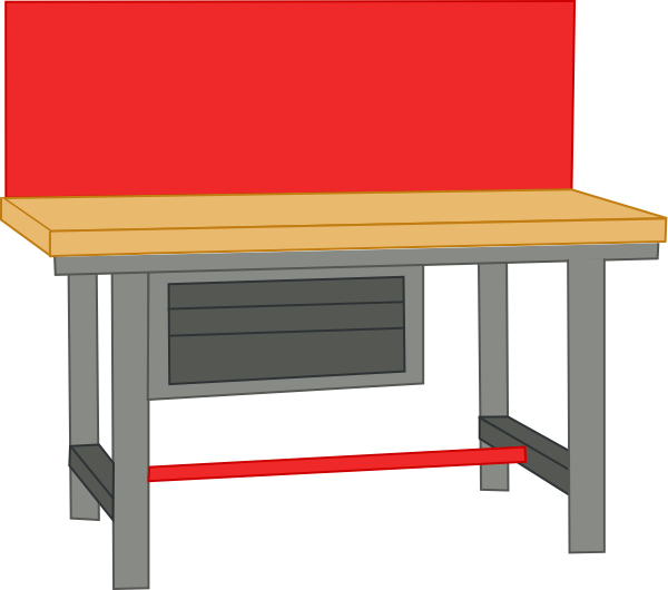 Wooden Table Clipart