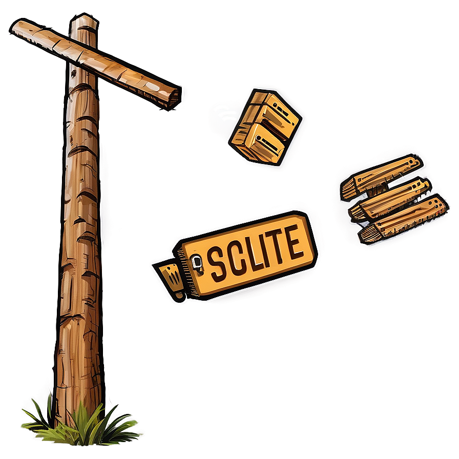 Wooden Telecommunication Pole Png 76