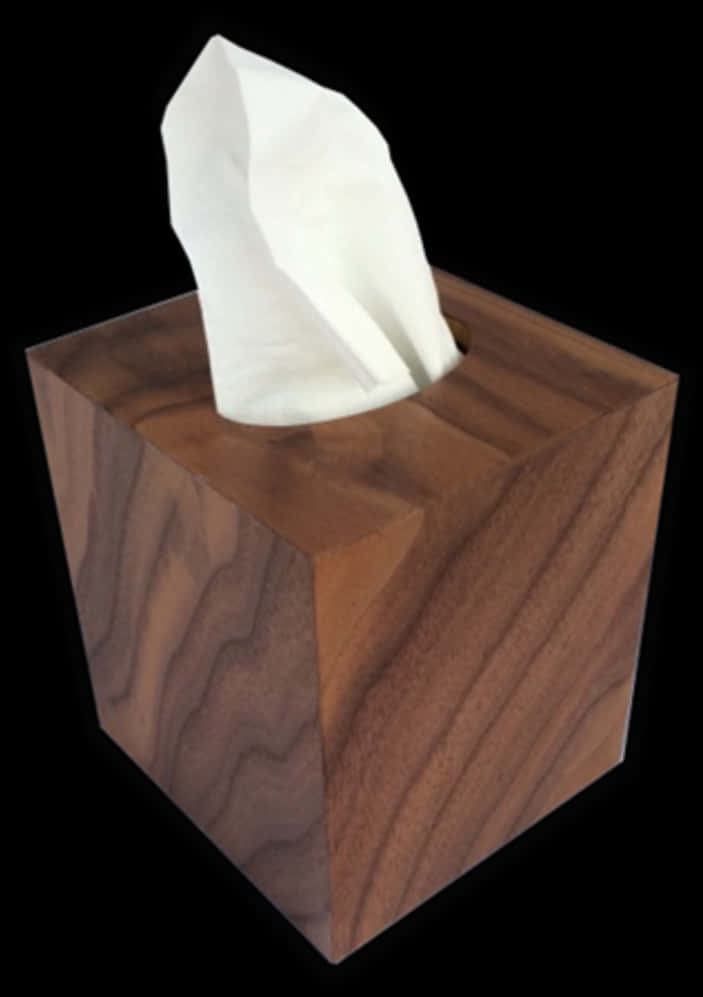 Wooden Tissue Box Square Design