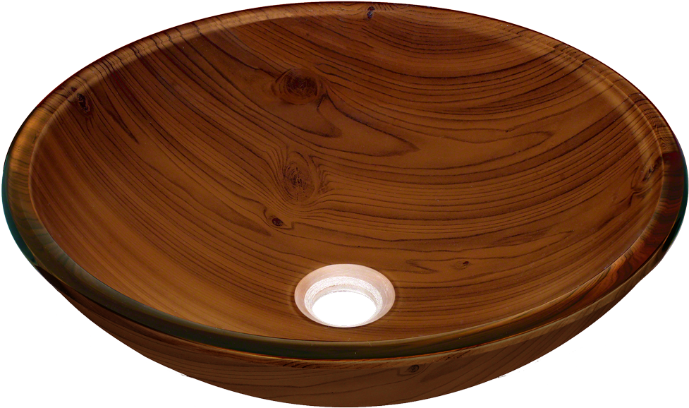 Wooden Vessel Sink Texture