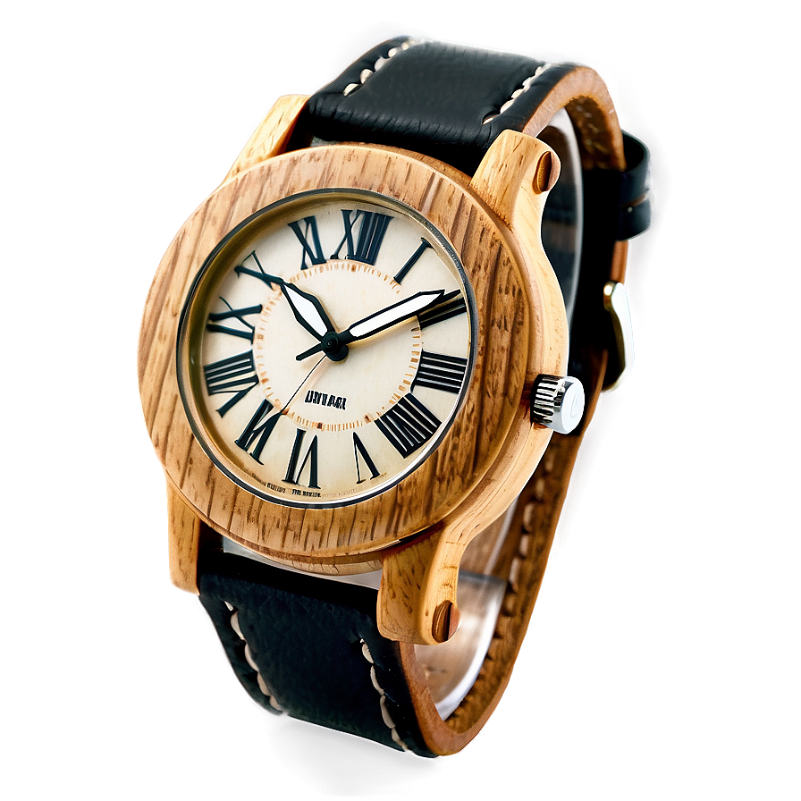 Wooden Watch Png 05212024