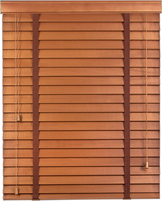 Wooden Window Blinds Closed