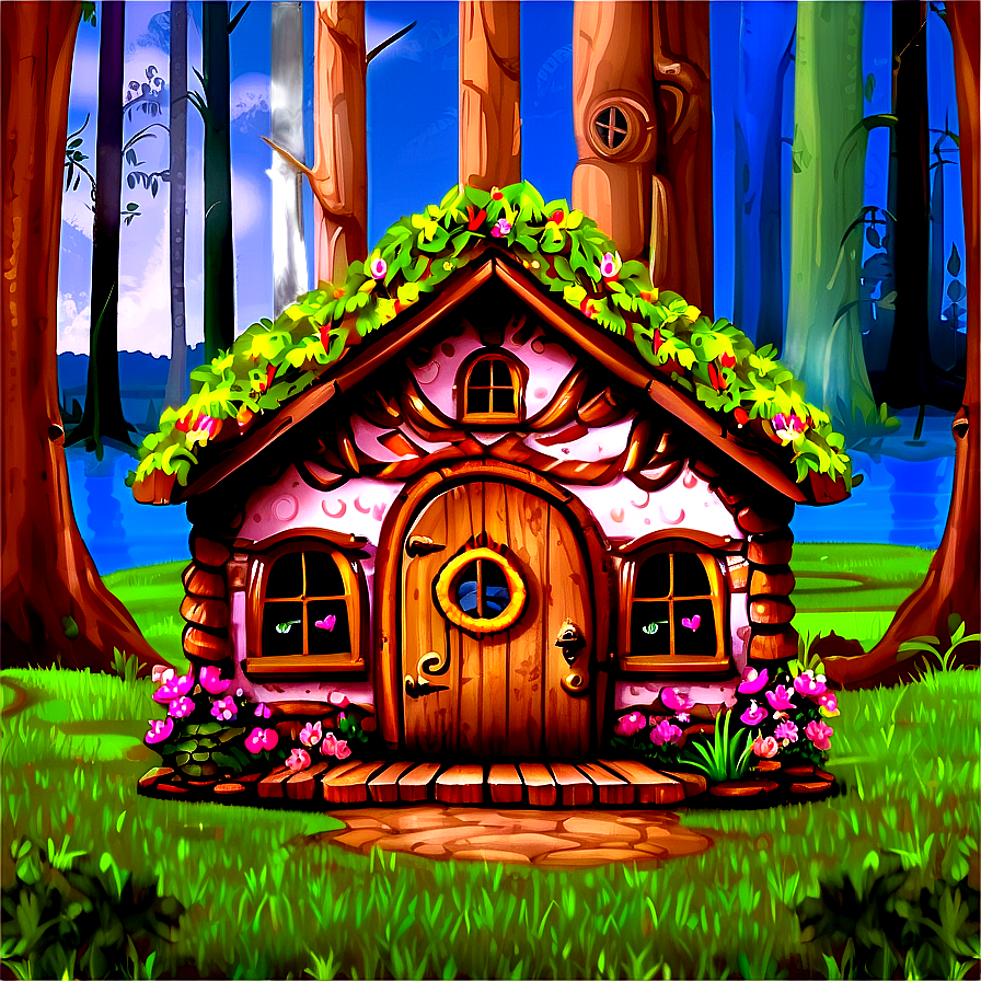 Woodland Creature Cottage Png 06272024