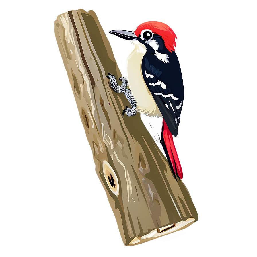 Woodpecker Bird Tree Png 05032024