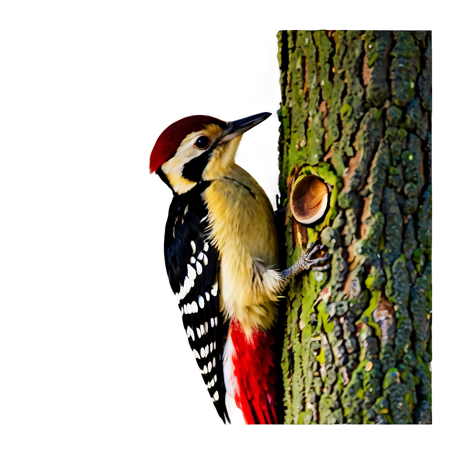 Woodpecker Bird Tree Png Vnx