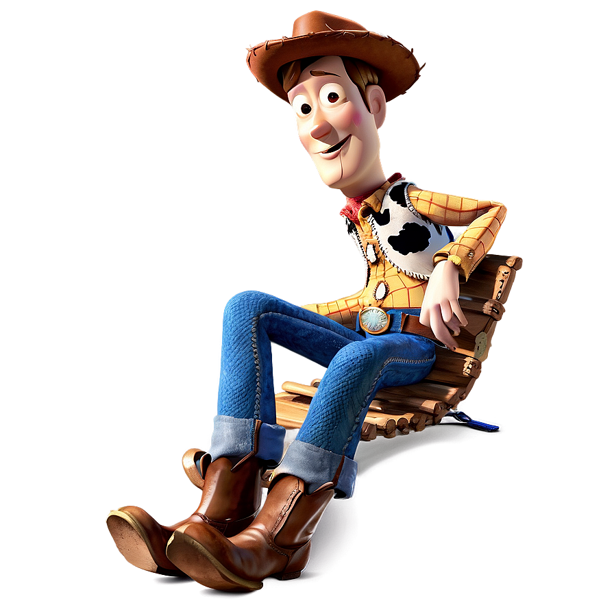 Woody Sitting Down Png Fdx