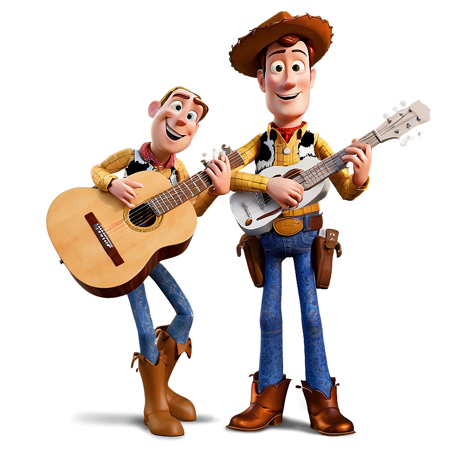 Woody With Guitar Png 05232024