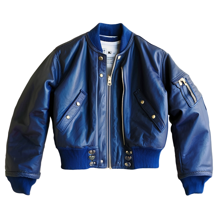 Wool Blend Bomber Jacket Png 5