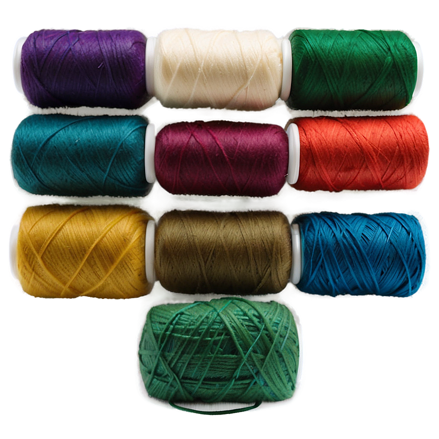 Wool Thread Assortment Png 06252024