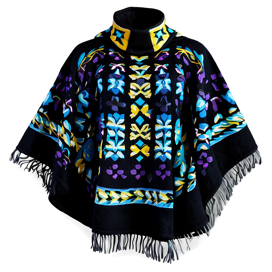 Woolen Poncho Outfit Png Iqn