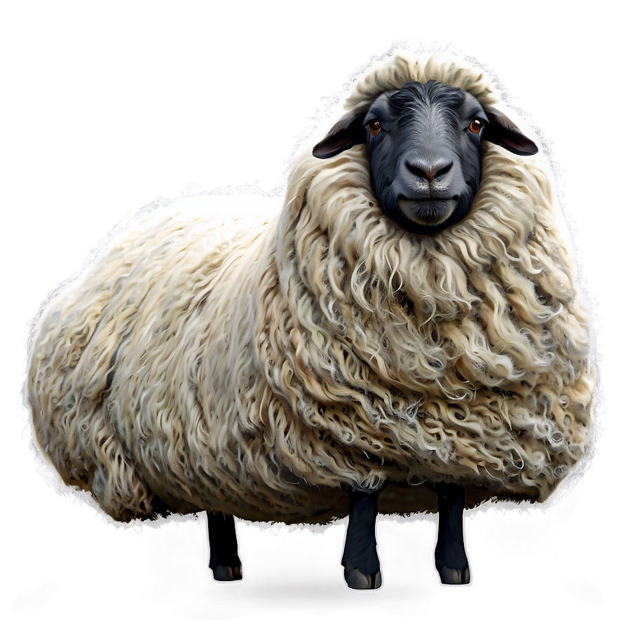 Woolly Sheep Png 05232024