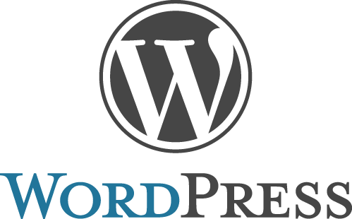 Word Press Logo Blue Background