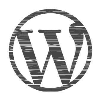 Word Press Logo Dark Background