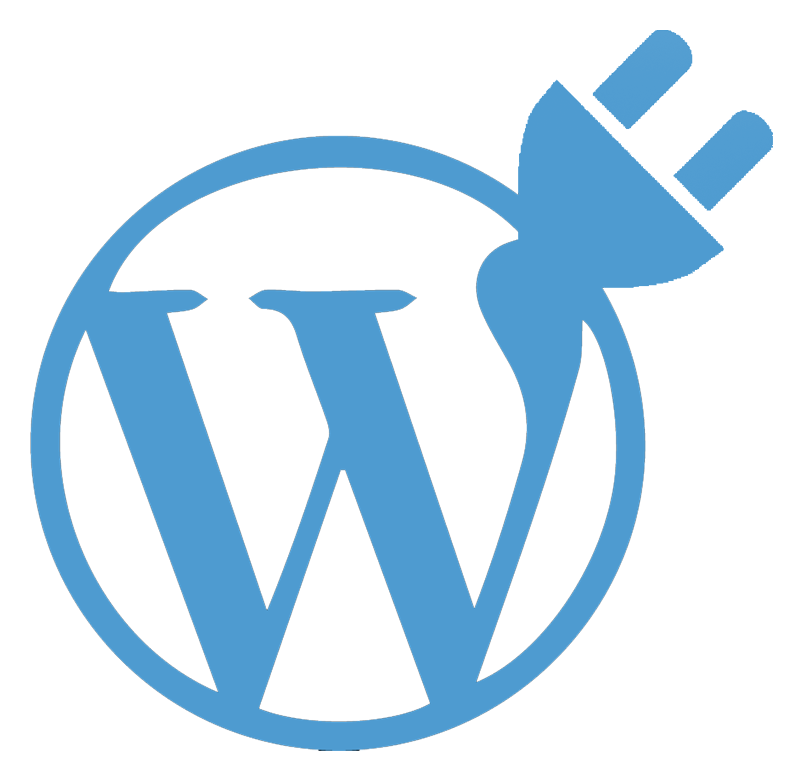 Wordpress Logo Blue Background