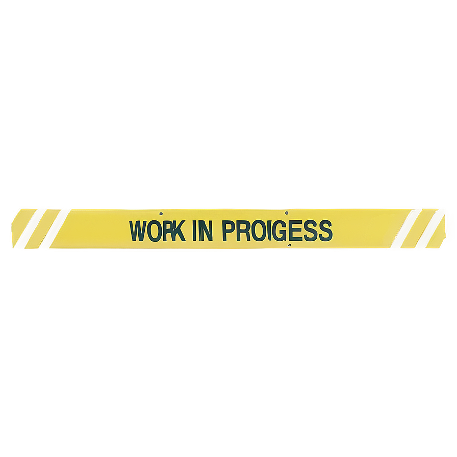 Work In Progress Caution Tape Png 06242024