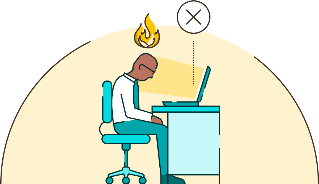 Workplace Burnout Concept