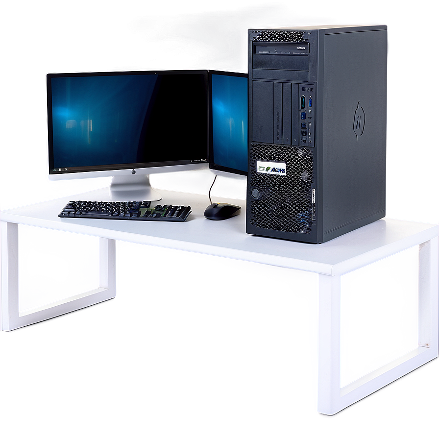 Workstation Computer Mockup Png 22