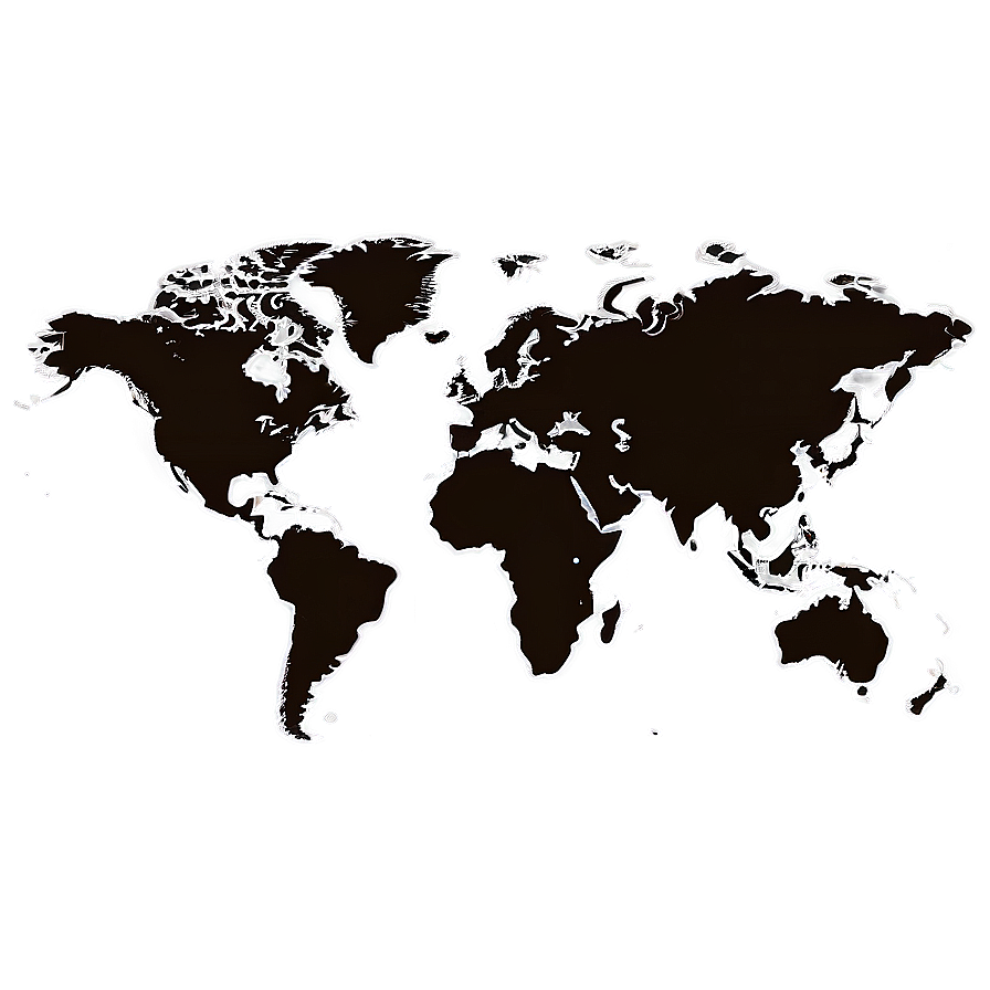 World Map Outline D