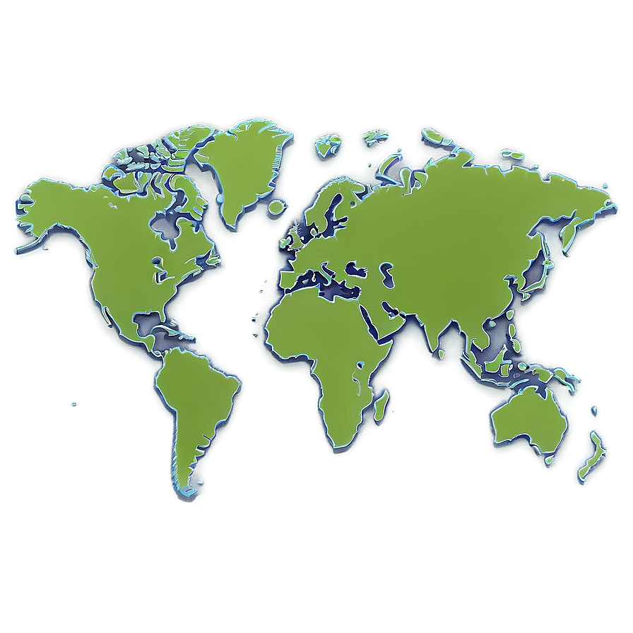 World Map Outline For Geography Png 32