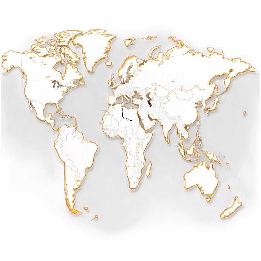 World Map Outline With Countries Png 05032024