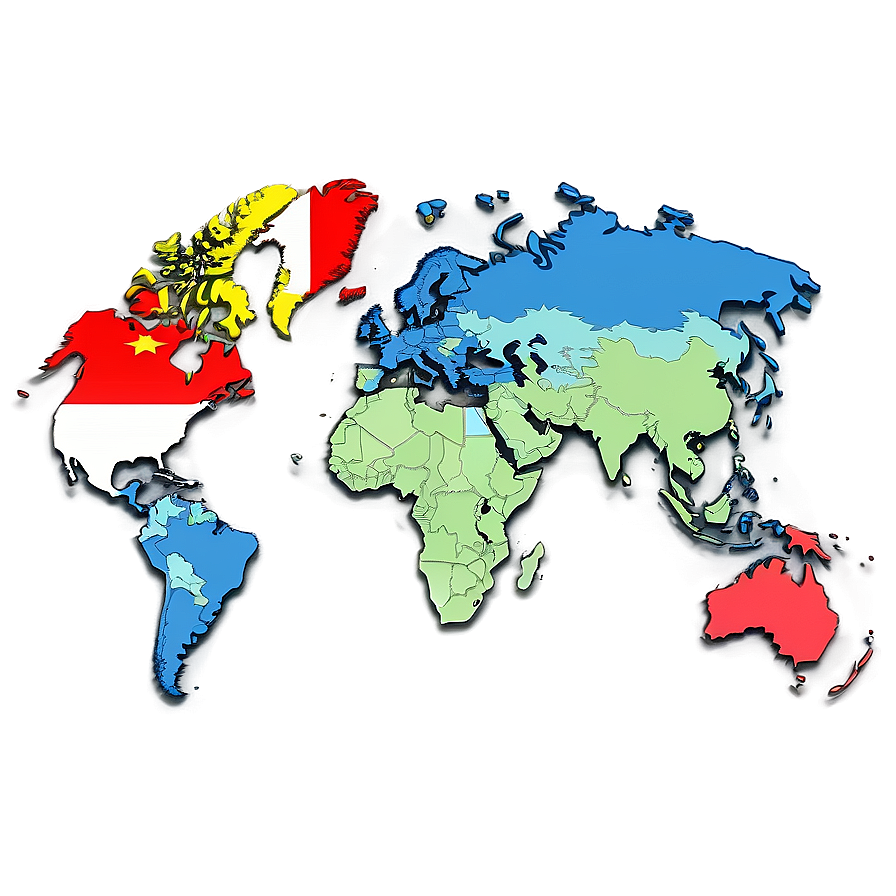 World Map Outline With Countries Png Ceh