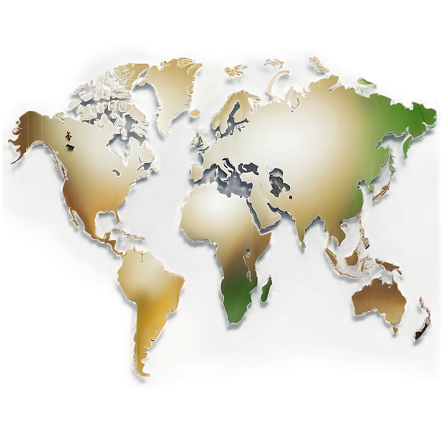 World Map Tattoo Png 05032024