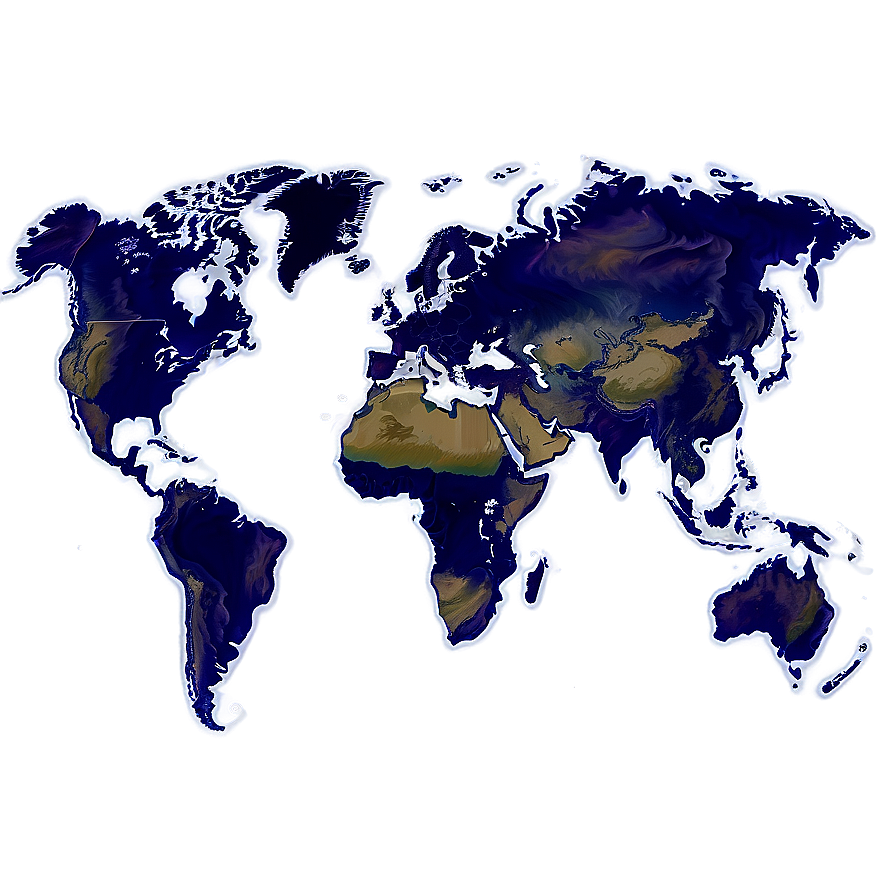 World Map Tectonic Plates Movement Png Stl