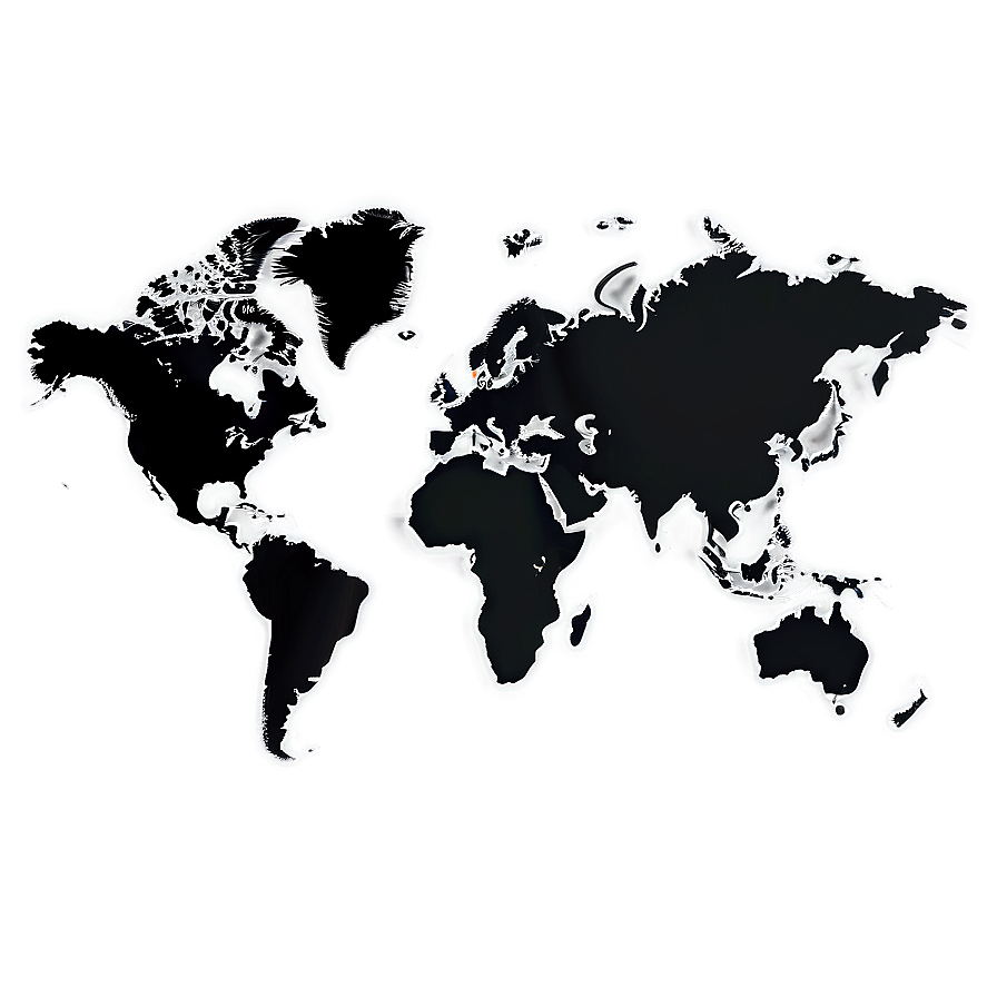 World Map Vector Line Art Png Cta