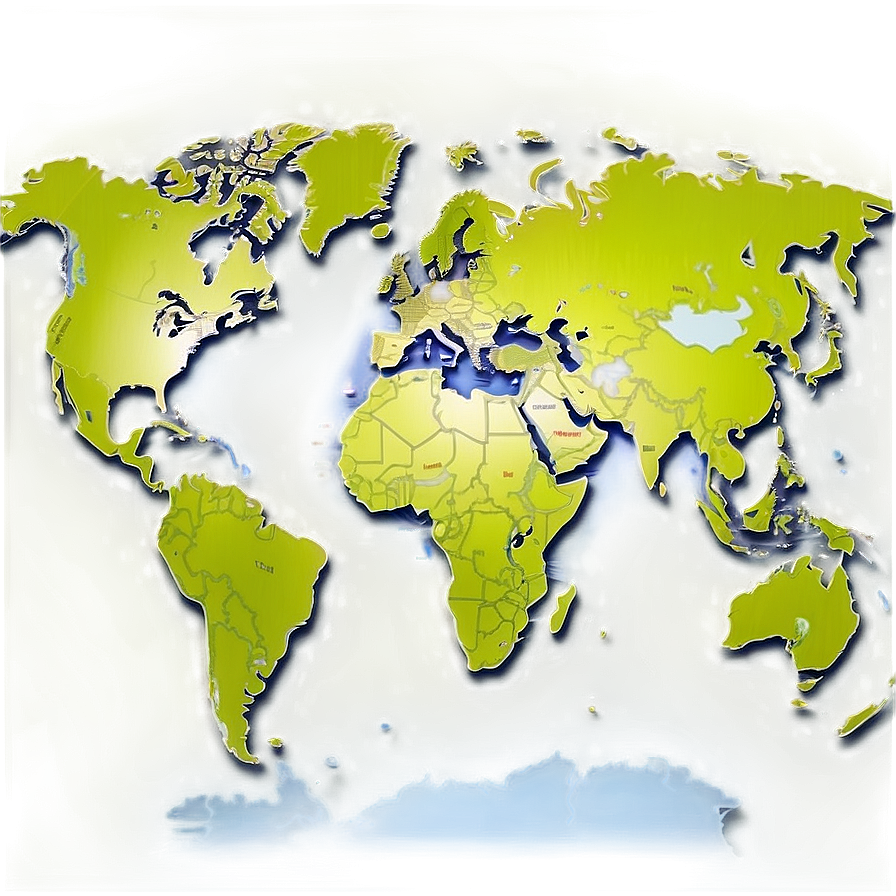 World Map Vector With Countries Png 90