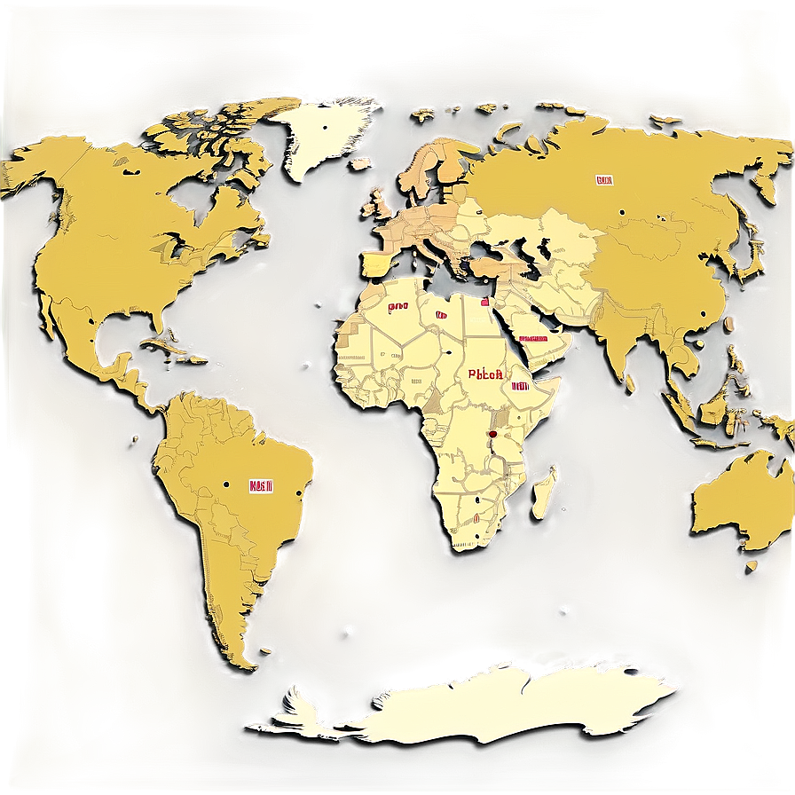 World Map With Capitals Marked Png 40